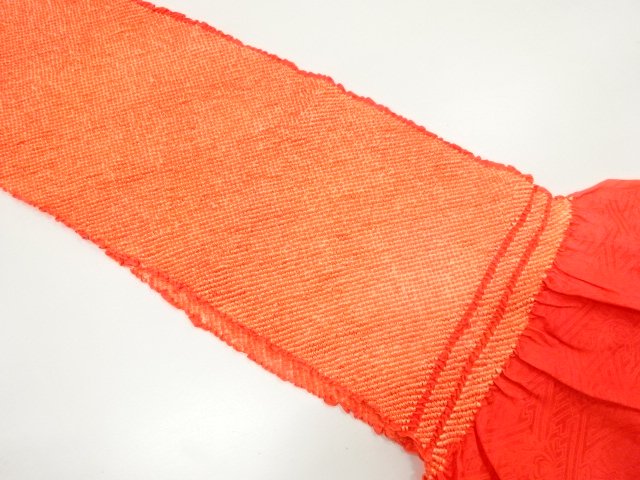 JAPANESE KIMONO / OBIAGE FOR FURISODE / SILK / SHIBORI